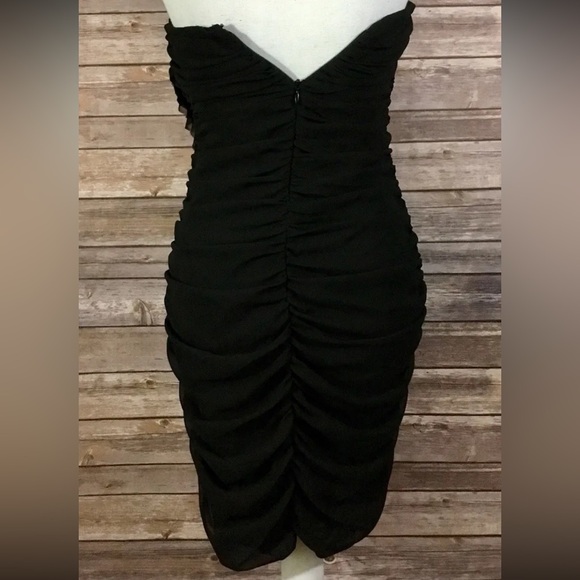 NWT Express Side Rouched Strapless Party Dress - Picture 5 of 8